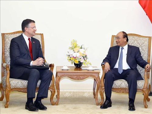 Thủ tướng Nguyễn Xuân Phúc tiếp Đại sứ Hoa Kỳ